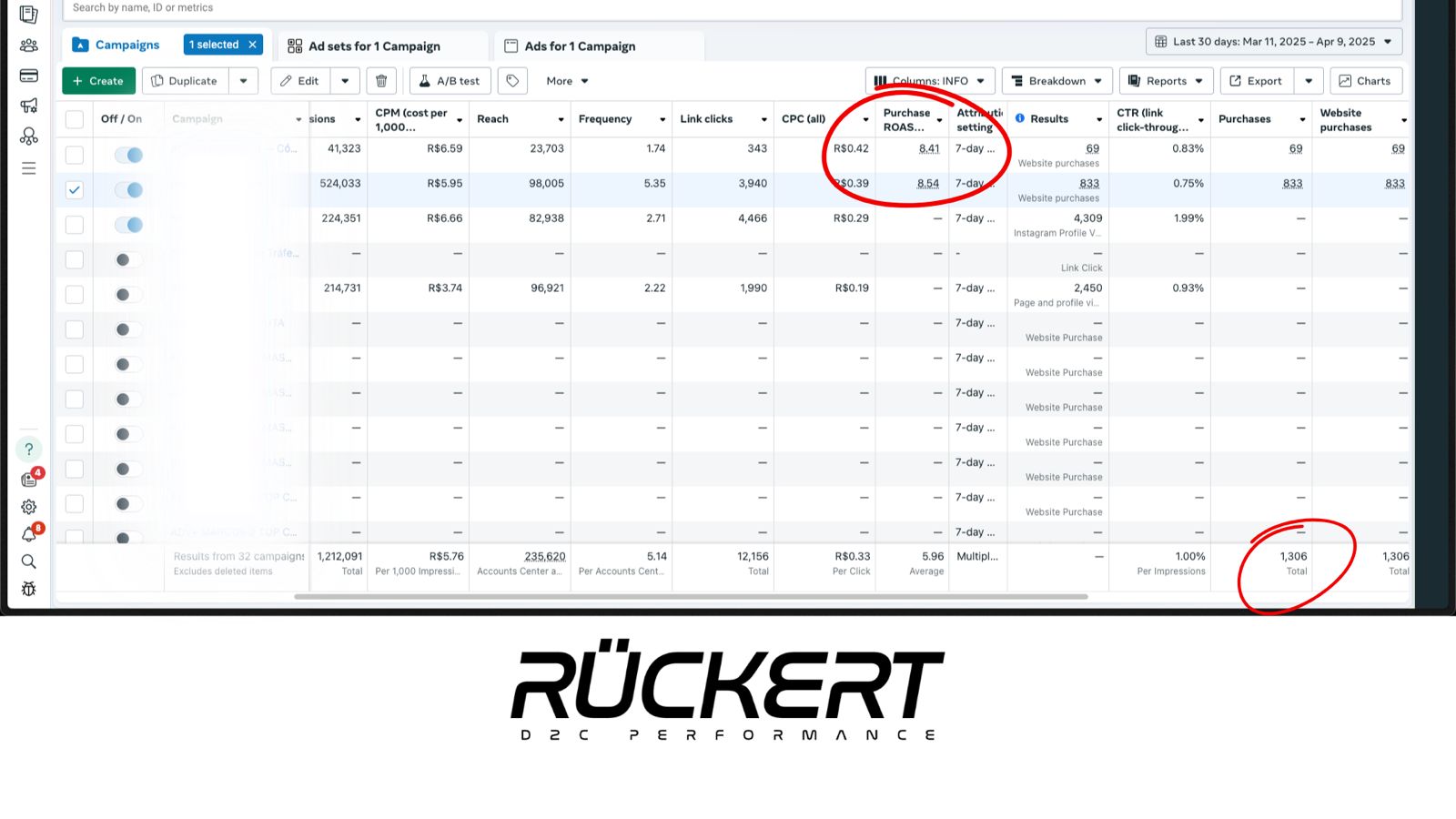 Meta Ads Campaign Results